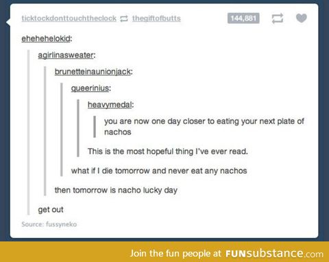 now i want nachos