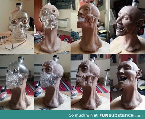 Crystal Skull Vodka - Forensic Facial Reconstruction