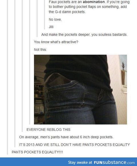 Pocket equality!