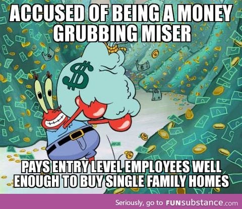 Good guy mr Crabs