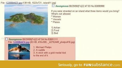 If you were stranded on an island