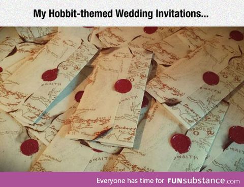 Particular wedding invitations