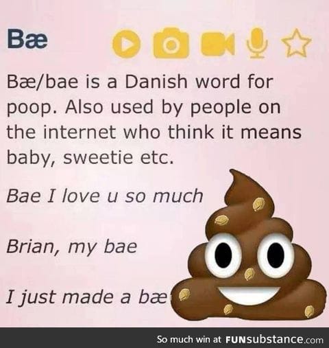 What does bae mean?