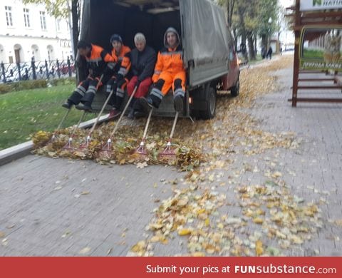 Street Cleaning in Moscow