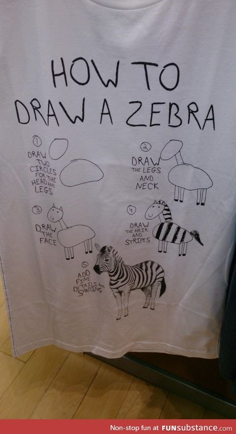 How do draw a zebra