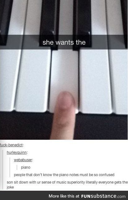 She wants...