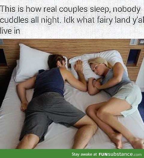 How couples really sleep