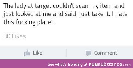 Target cashier