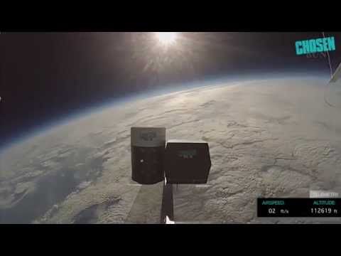 So some guy sent a burger into space