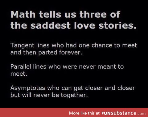 Love story in maths