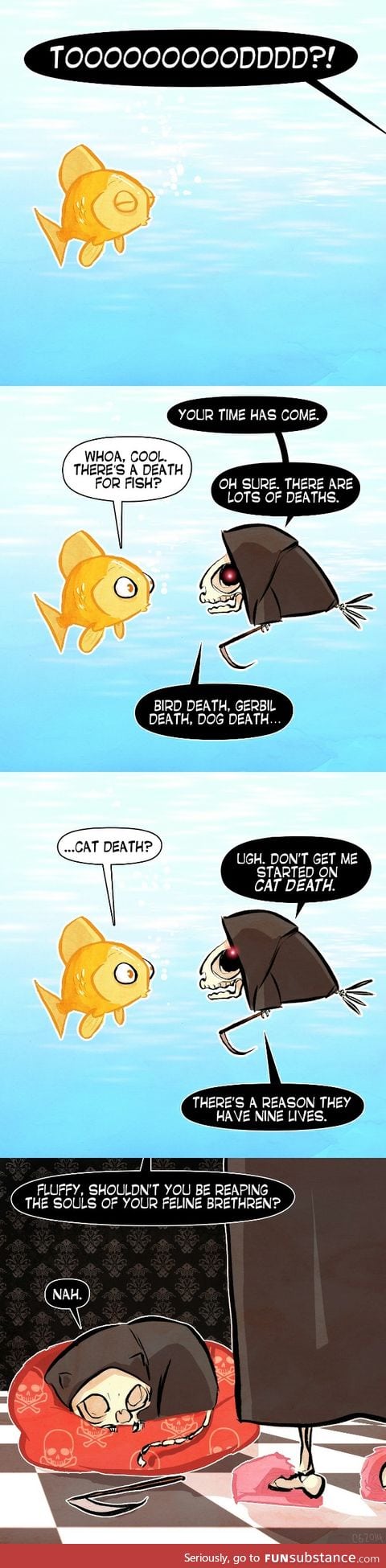 Why  cats have nine lives...