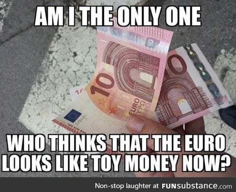 Just like monopoly money
