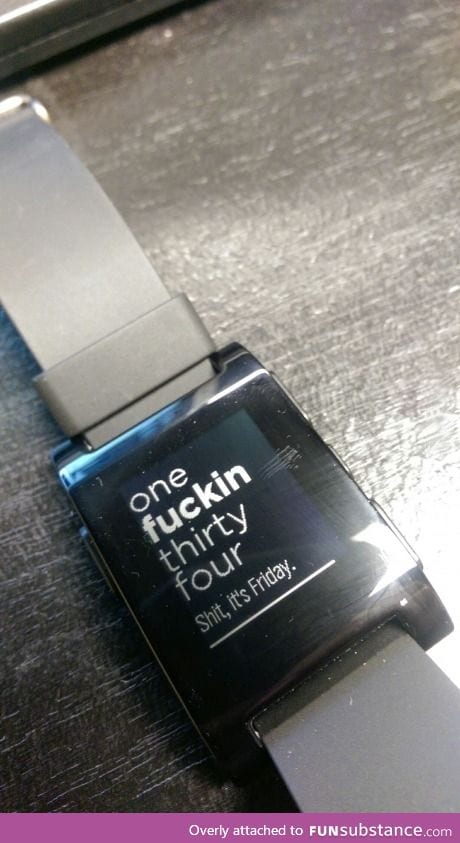 This is my new watch.