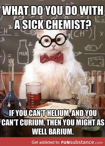 Mixture Of Chemistry Cat And The Grumpy Cat