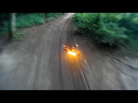 Racing drones through a forest