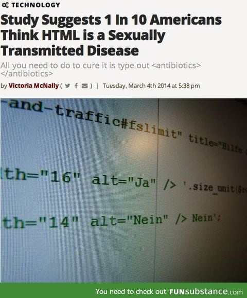 I've contracted HTML