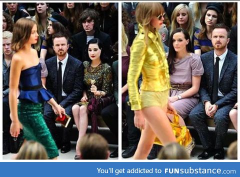 Aaron Paul doesn't understand fashion.