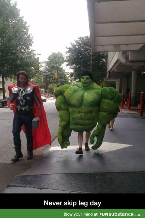 Hulk skipped leg day