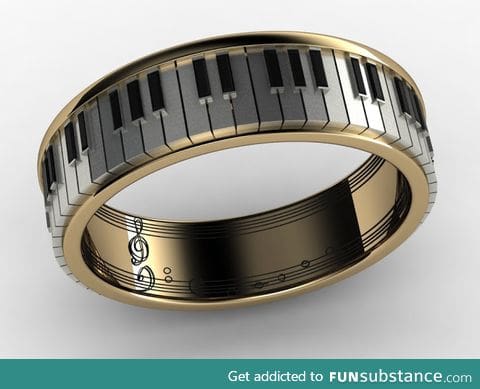 Awesome piano ring