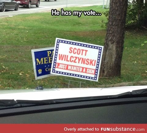 Vote for this guy