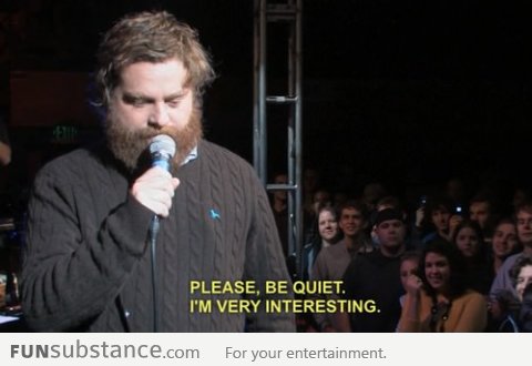 When I have to speak in front of the class