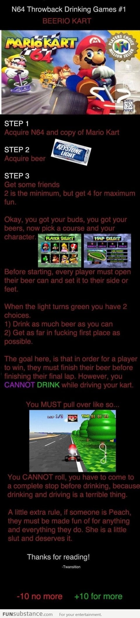 N64 Drinking Game!