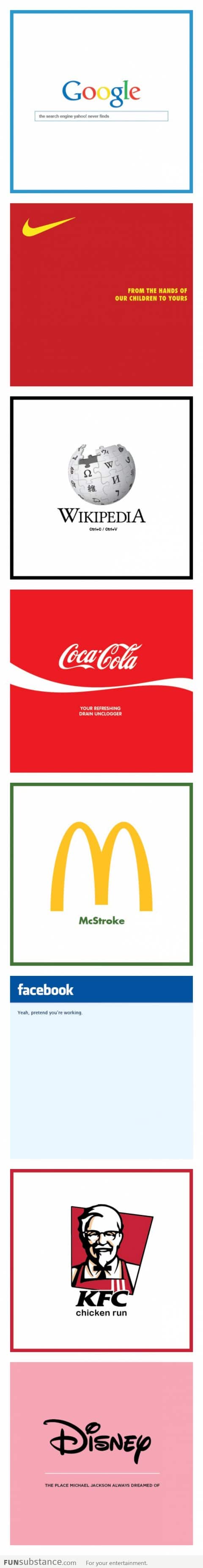 Slogan Remix For Famous Brands