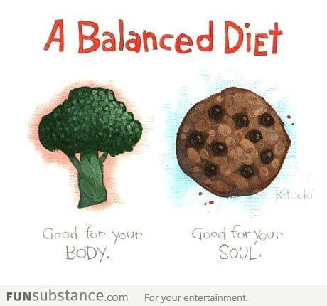 A balanced diet for your body and soul