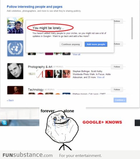 Google+ knows