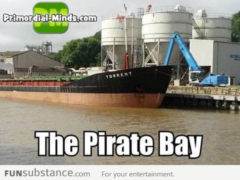 The real pirate bay