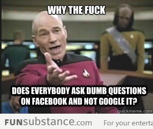 Too many dumb people on facebook