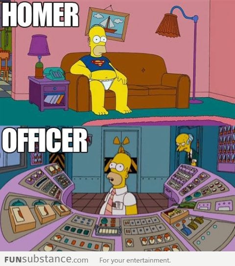 Homer and Officer