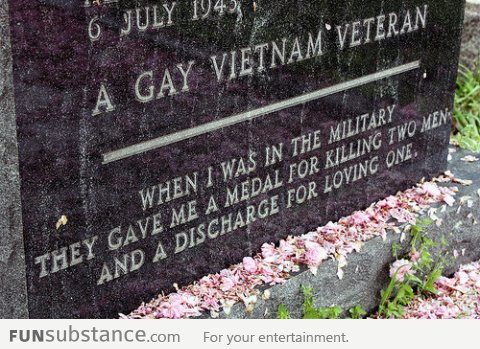 RIP Gay Vietnam Veteran