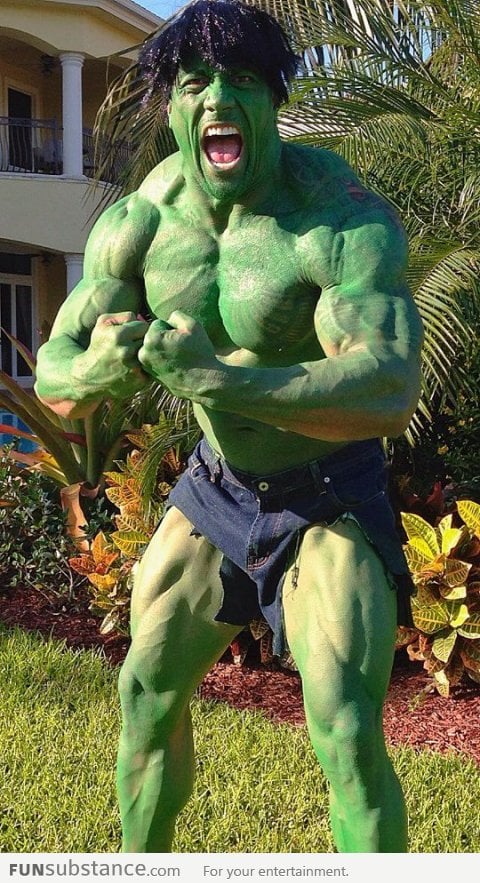 The Rock's costume for halloween