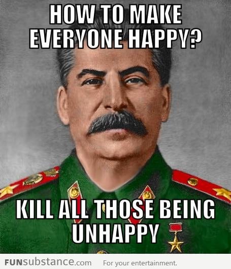 Stalin knew the best