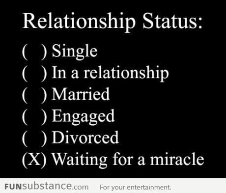 My relationship status