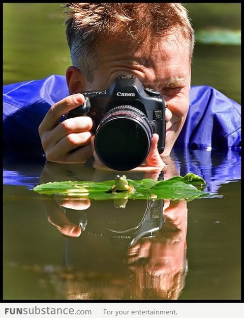 It takes a lot of hard work to shoot a good wildlife photo