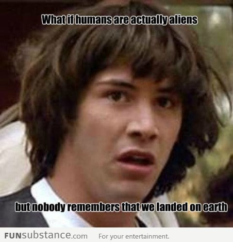 Maybe we are aliens