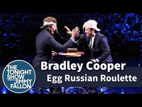 Bradley Cooper plays egg russian roulette with Jimmy Fallon