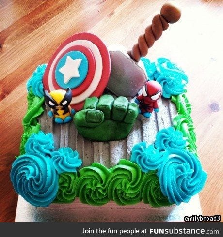 Marvel cake