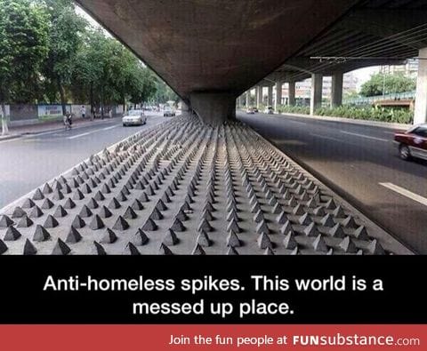 Anti-homeless spike