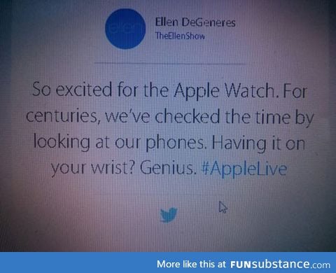 Excited for the apple watch