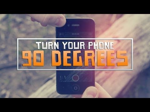 Turn your phone 90 degrees - The song for people who take vertical videos