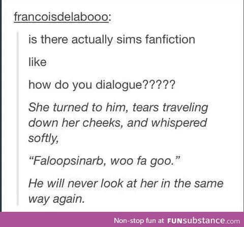 Sims fanfiction
