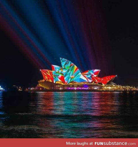 Light Art Festival in Sydney