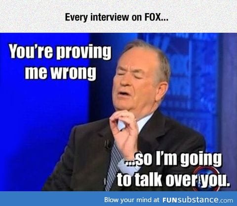 Every interview on any news network