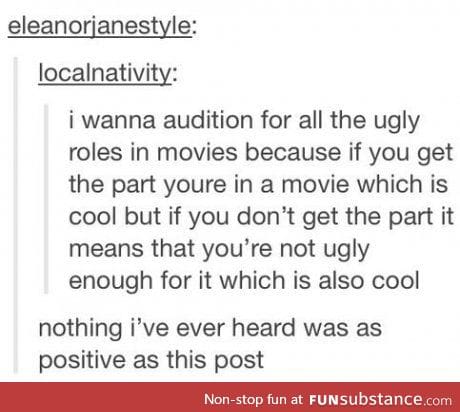 Ugly auditioning