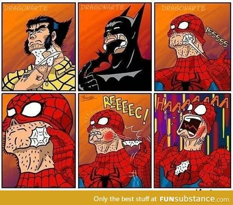 How superheroes shave