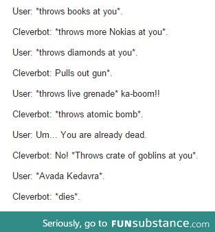 Cleverbot dies!