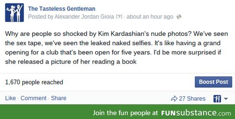 Kim Kardashian's nude pic? Meh